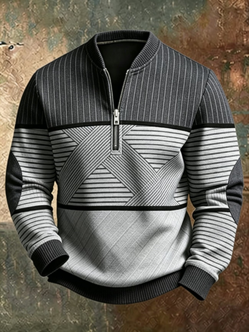 Axel | Stylish Men's Half-Zip Sweater