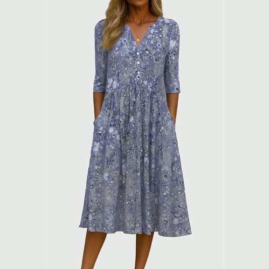 Scarlett | Graceful Midi Dress With Pockets