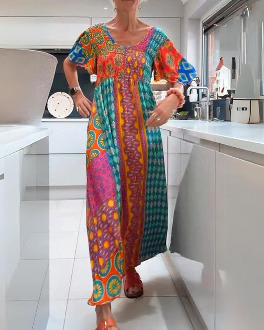 CARMEN | COLORFUL BOHEMIAN DRESS