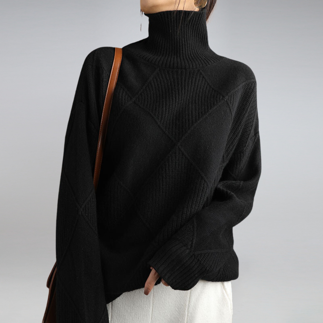 Roos | Beautiful Highneck Style Sweater