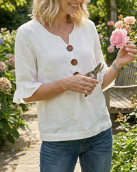 Sage | Linen Cotton Blouse