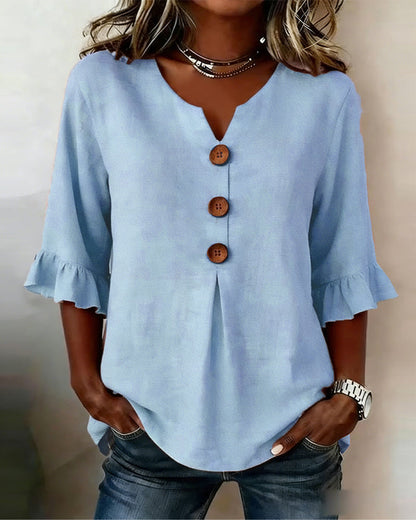 Sage | Linen Cotton Blouse