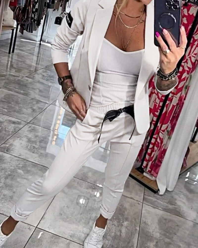 MALOU | TOP, JACKET AND PANTS SET