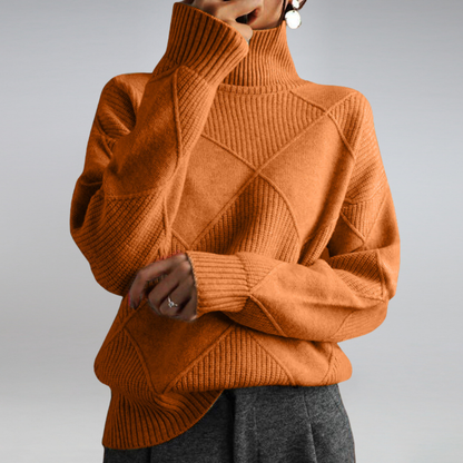 Roos | Beautiful Highneck Style Sweater