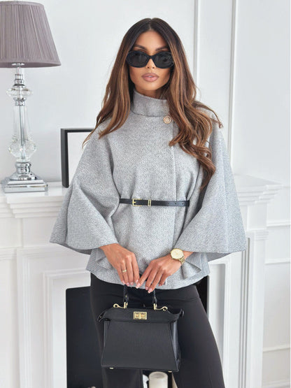 Sonia | Poncho Jacket with Belt