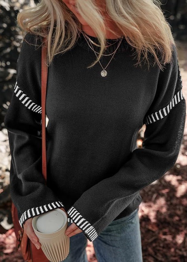 Marisa | Chic Contrast Sweater