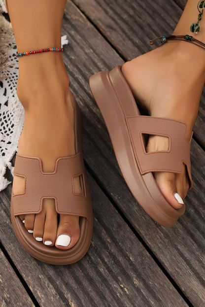 Nadine | Women's Chic Platform Slippers