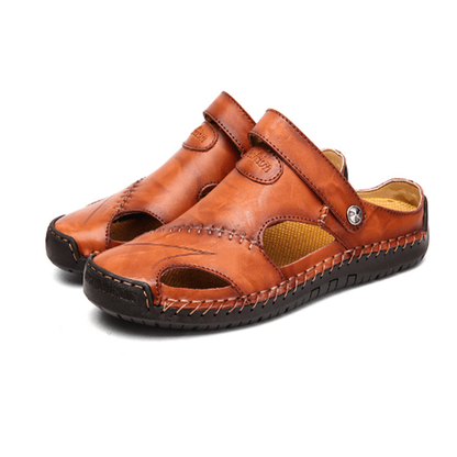 Chris™ | Orthopedic Leather Men's Sandals