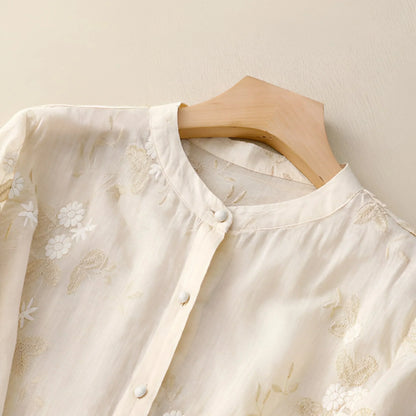 Marie™ | Floral Button Blouse
