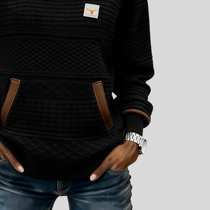 Audrey™ | Crew Neck Colorblock Sweatshirt