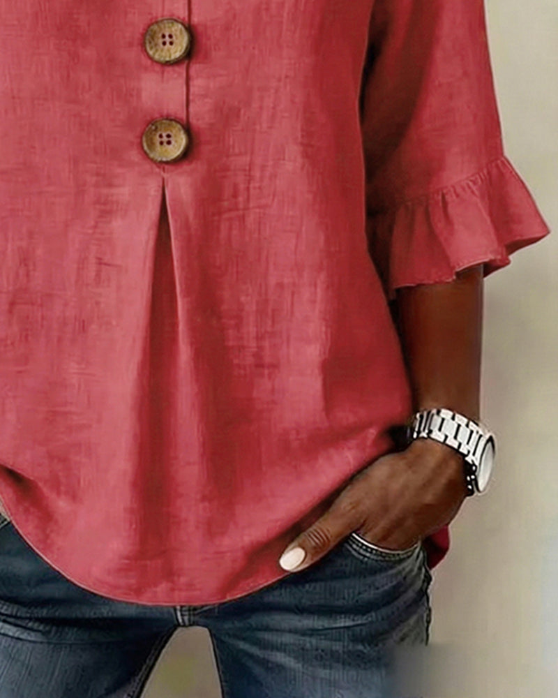 Sage | Linen Cotton Blouse