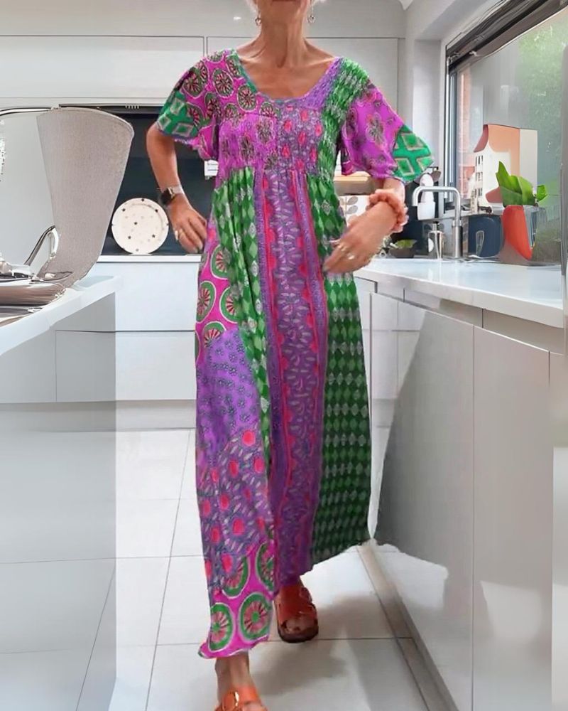 CARMEN | COLORFUL BOHEMIAN DRESS