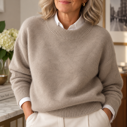 Dorothy™ | Cashmere-Blend Mock Neck Sweater