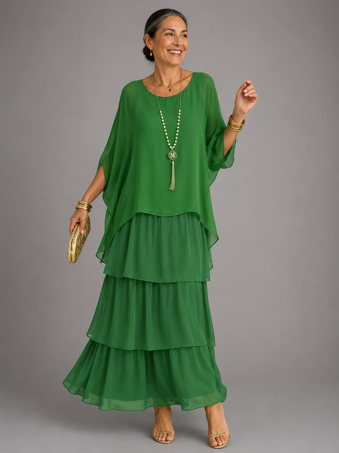 Cheryl | Elegant Flowing Maxi Dress