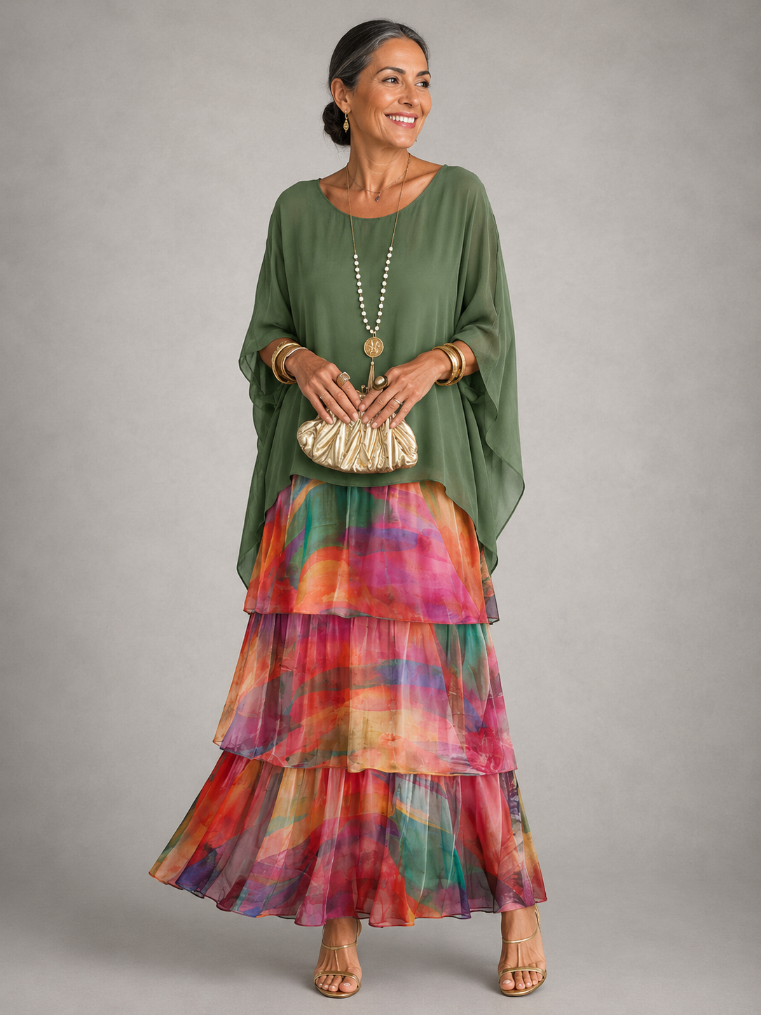 Cheryl | Elegant Flowing Maxi Dress