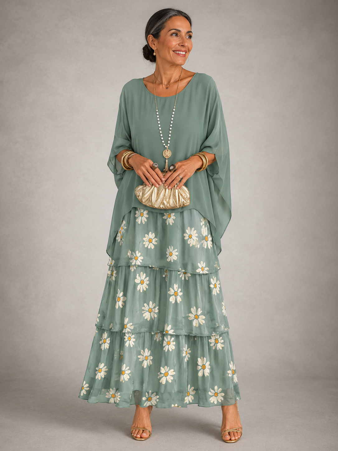 Cheryl | Elegant Flowing Maxi Dress