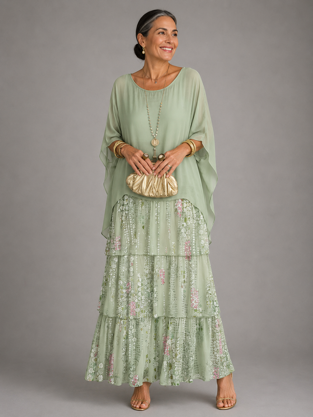 Cheryl | Elegant Flowing Maxi Dress