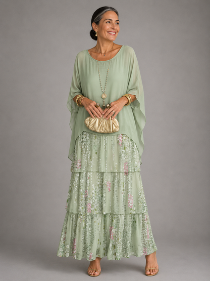 Cheryl | Elegant Flowing Maxi Dress