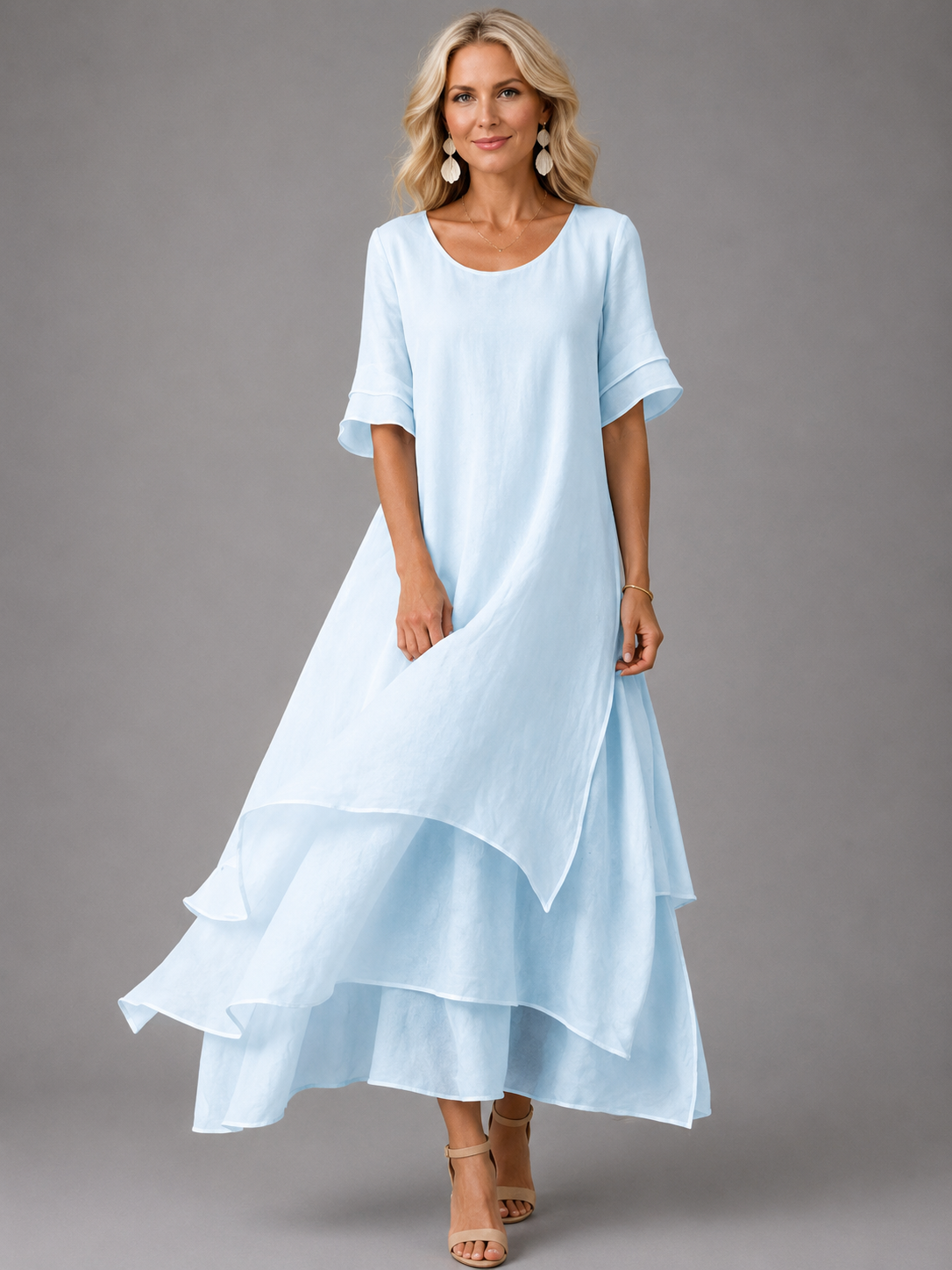 Iris | Flowing Grace Maxi Dress