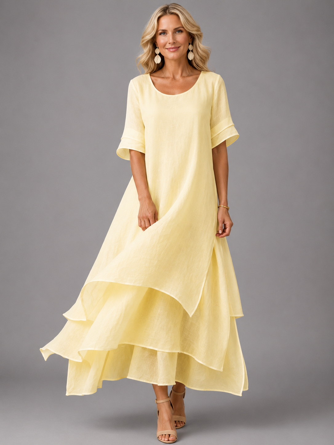 Iris | Flowing Grace Maxi Dress