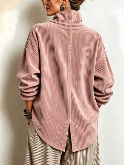 Rebecca™ | Corduroy Button-Up Top