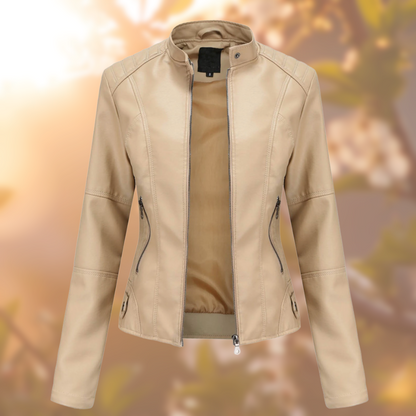 Nelle™ | Stylish leather jacket