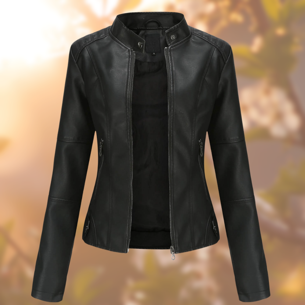 Nelle™ | Stylish leather jacket