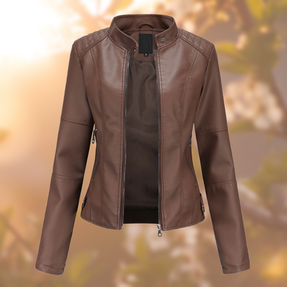 Nelle™ | Stylish leather jacket