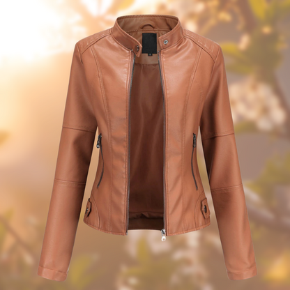 Nelle™ | Stylish leather jacket