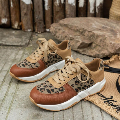 Marieke™ | Leopard Print Orthopedic Sneakers