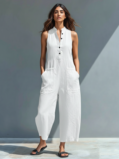Celeste | Elegant Sleeveless Jumpsuit