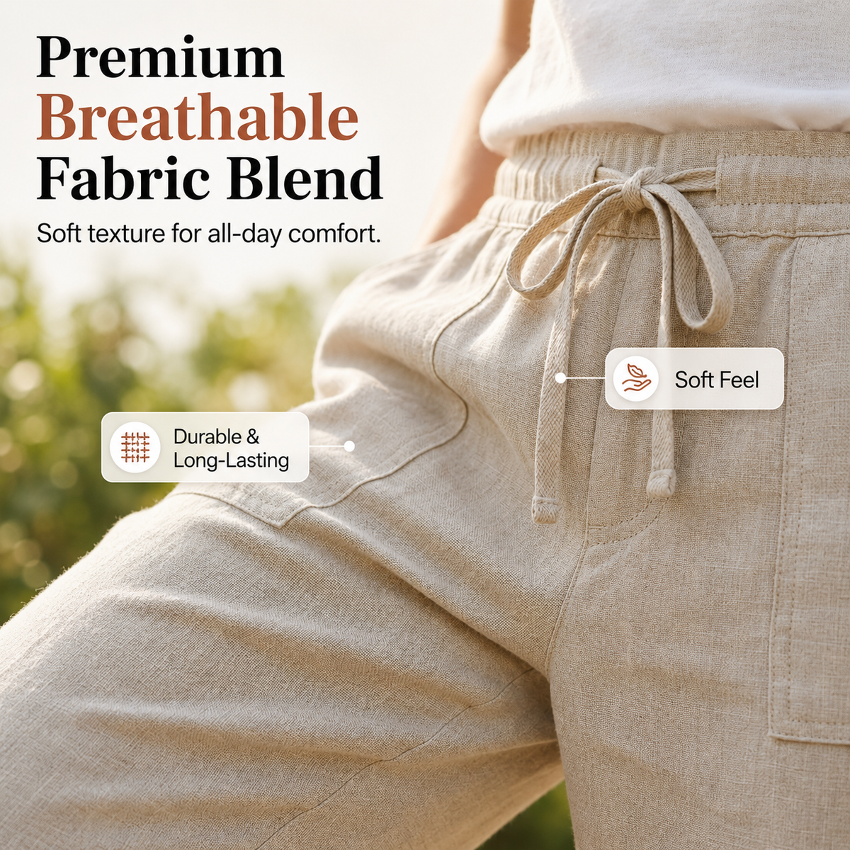 Breezy | Cotton Linen Women's Shorts