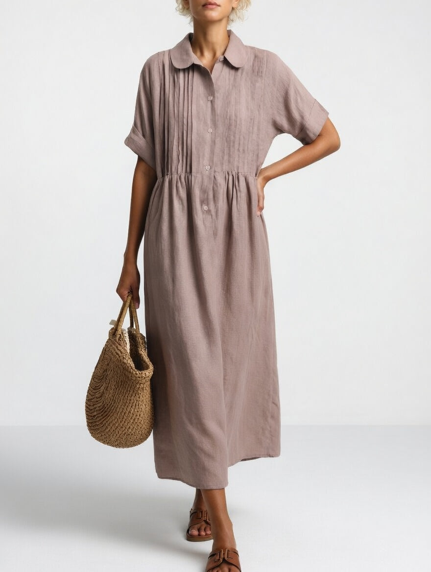 Rosalie™ | Relaxed Button-Front Maxi Dress
