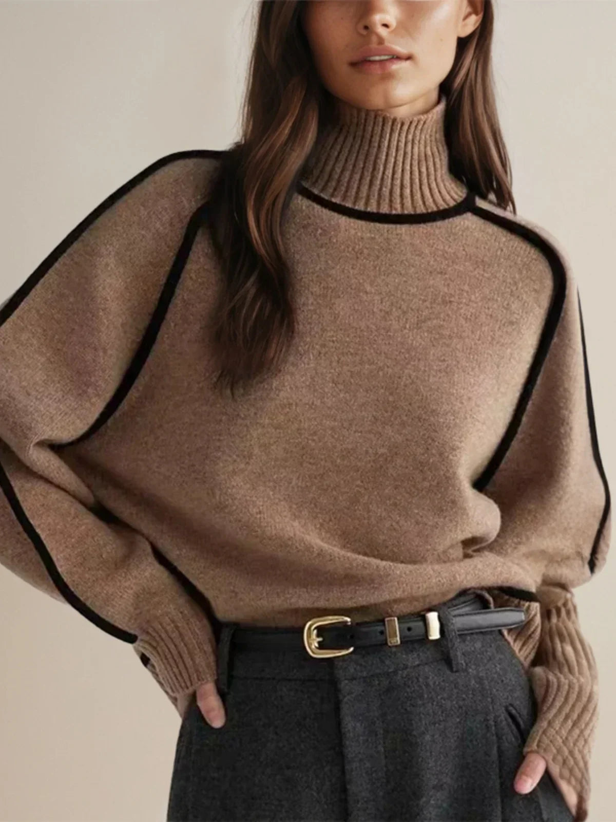 Kylie | Elegant Women Turtleneck Sweater