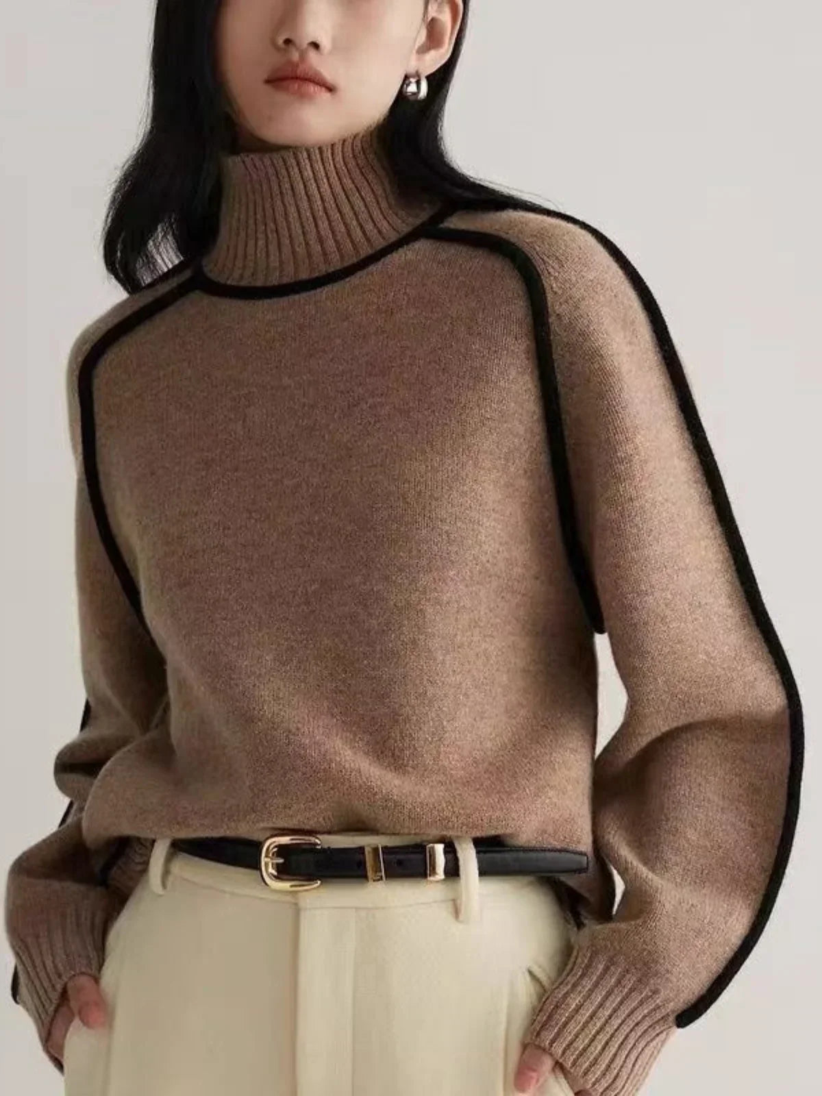 Kylie | Elegant Women Turtleneck Sweater