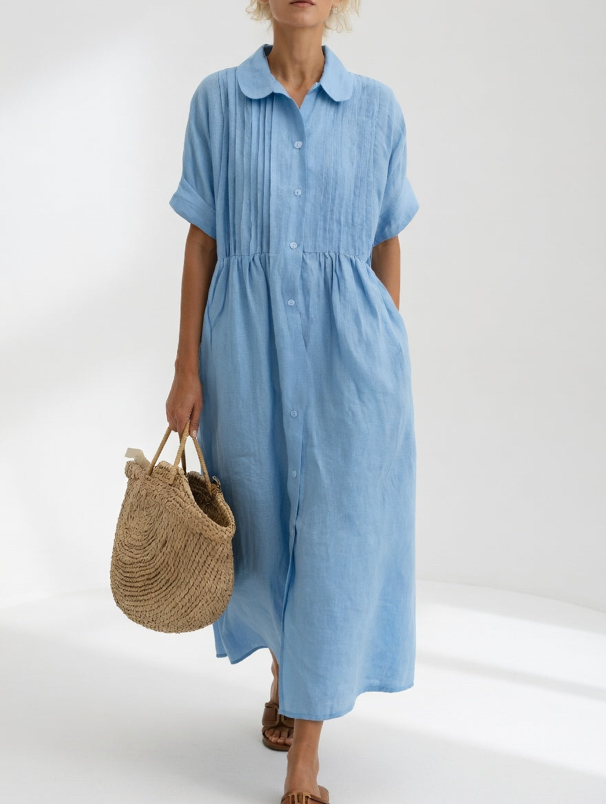 Rosalie™ | Relaxed Button-Front Maxi Dress