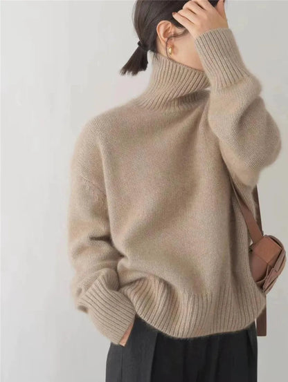 Emily™ – Comfortable, Soft Knit Turtleneck Sweater