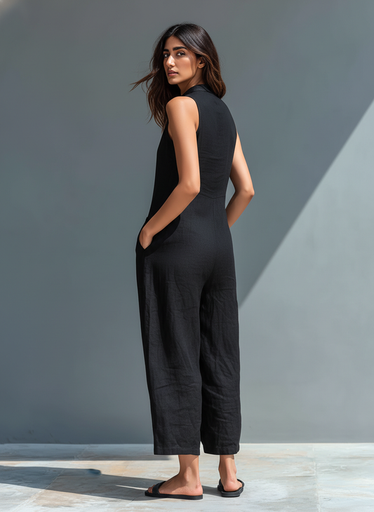 Celeste | Elegant Sleeveless Jumpsuit