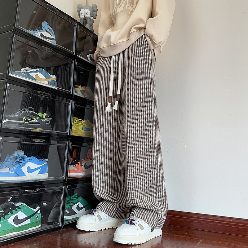 Lamine | Men’s Herringbone Relaxed Sweatpants