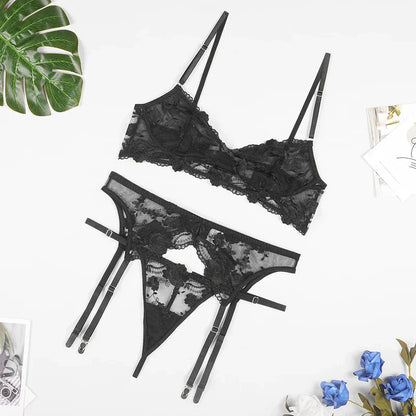 Jade™ | 3-Piece French Lingerie Set