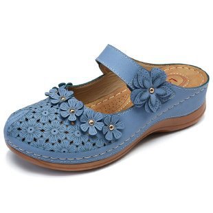 EDITH | FLORAL CUTOUT ORTHOPEDIC CLOGS