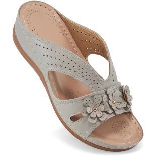 VIRGINIA | FLORAL ORTHOPEDIC WEDGE SANDALS