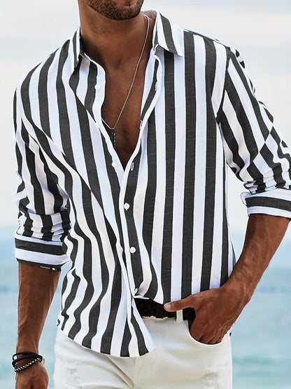 Brad | Riviera Stripe Shirt