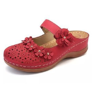 EDITH | FLORAL CUTOUT ORTHOPEDIC CLOGS