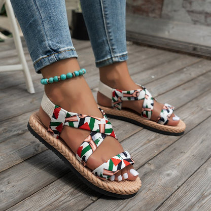 SKYLAR | BRAIDED PLATFORM ESPADRILLE SANDALS