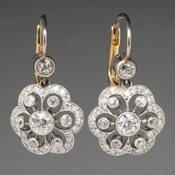 Lana - Mandala Crystal Earrings