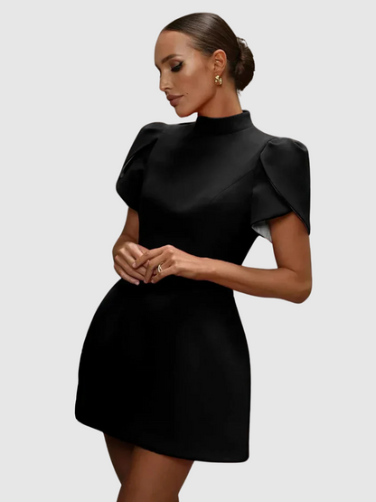 Zelinda™ | Mini dress with petal sleeves