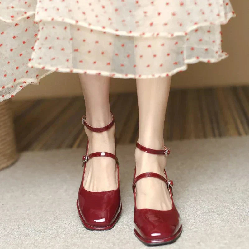 Lia | Elegant Ankle-Strap Pumps