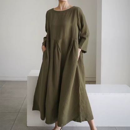 Julia Elegance – Long linen dress