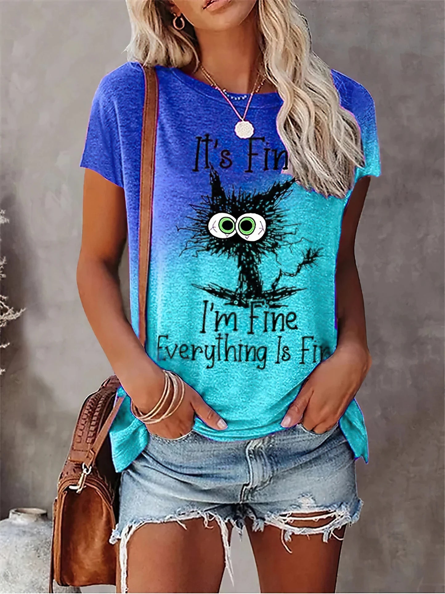 Yara | Heart Print Oversized T-Shirt